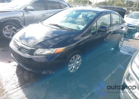 2012 Honda Civic Lx из США, поврежденный, VIN 2HGFB2F57CH307556